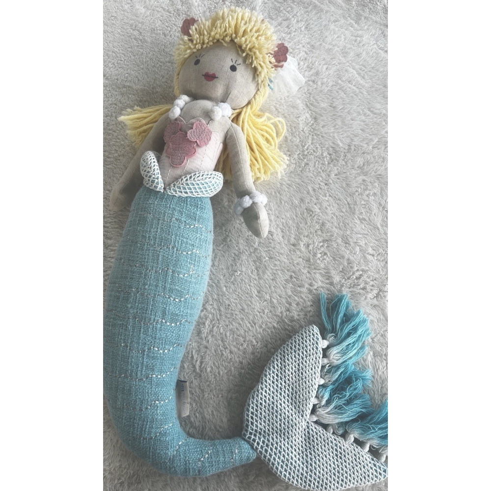 Pottery Barn Kids
Large Stuffed Plush Doll Blonde Mermaid Doll